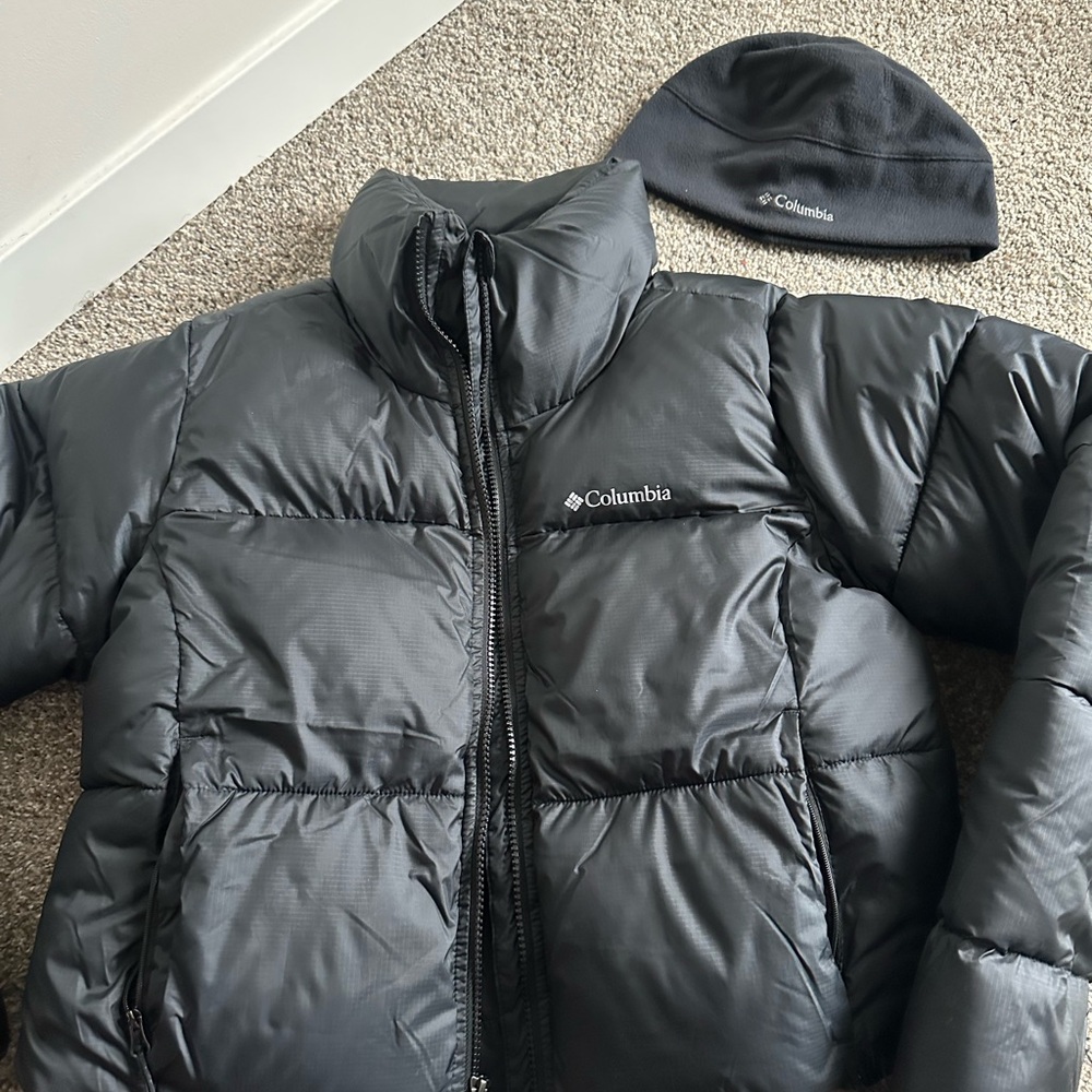 Columbia Women Charcoal Puffer Jacket